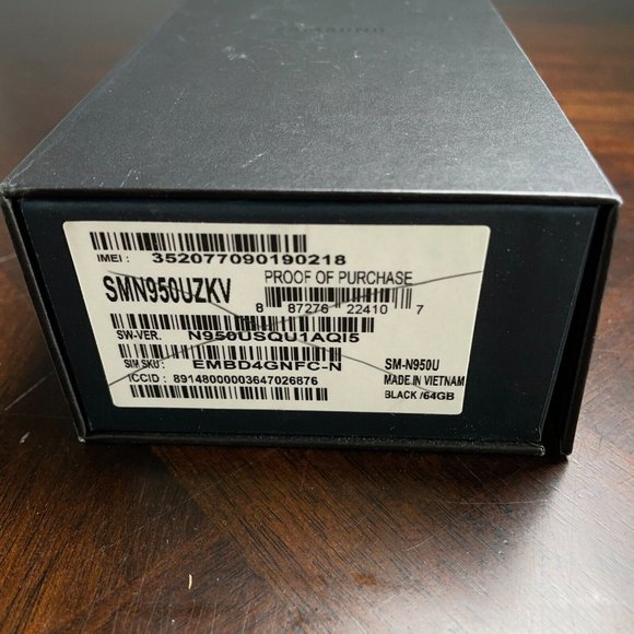 Samsung Galaxy Note 8 BOX ONLY NO PHONE For Retail Display EMPTY BOX - Picture 3 of 5